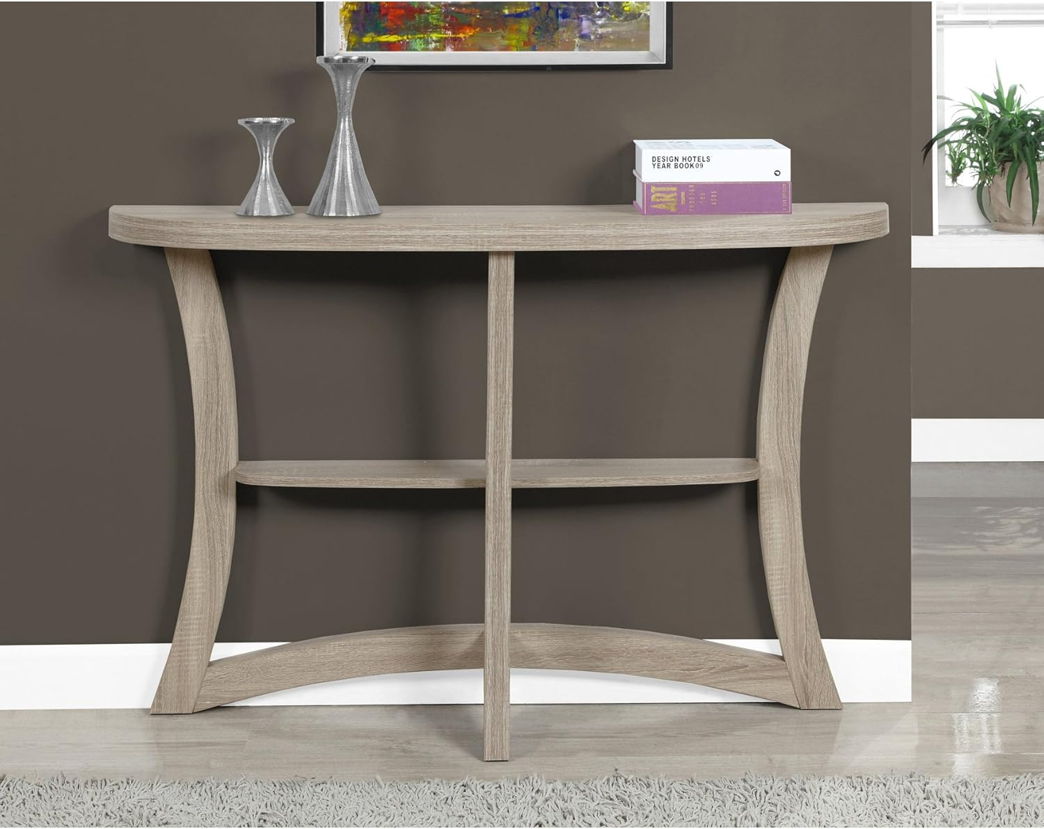 Monarch Specialties Accent Table, Console, Entryway, Narrow, Sofa, Bedroom, Brown Laminate