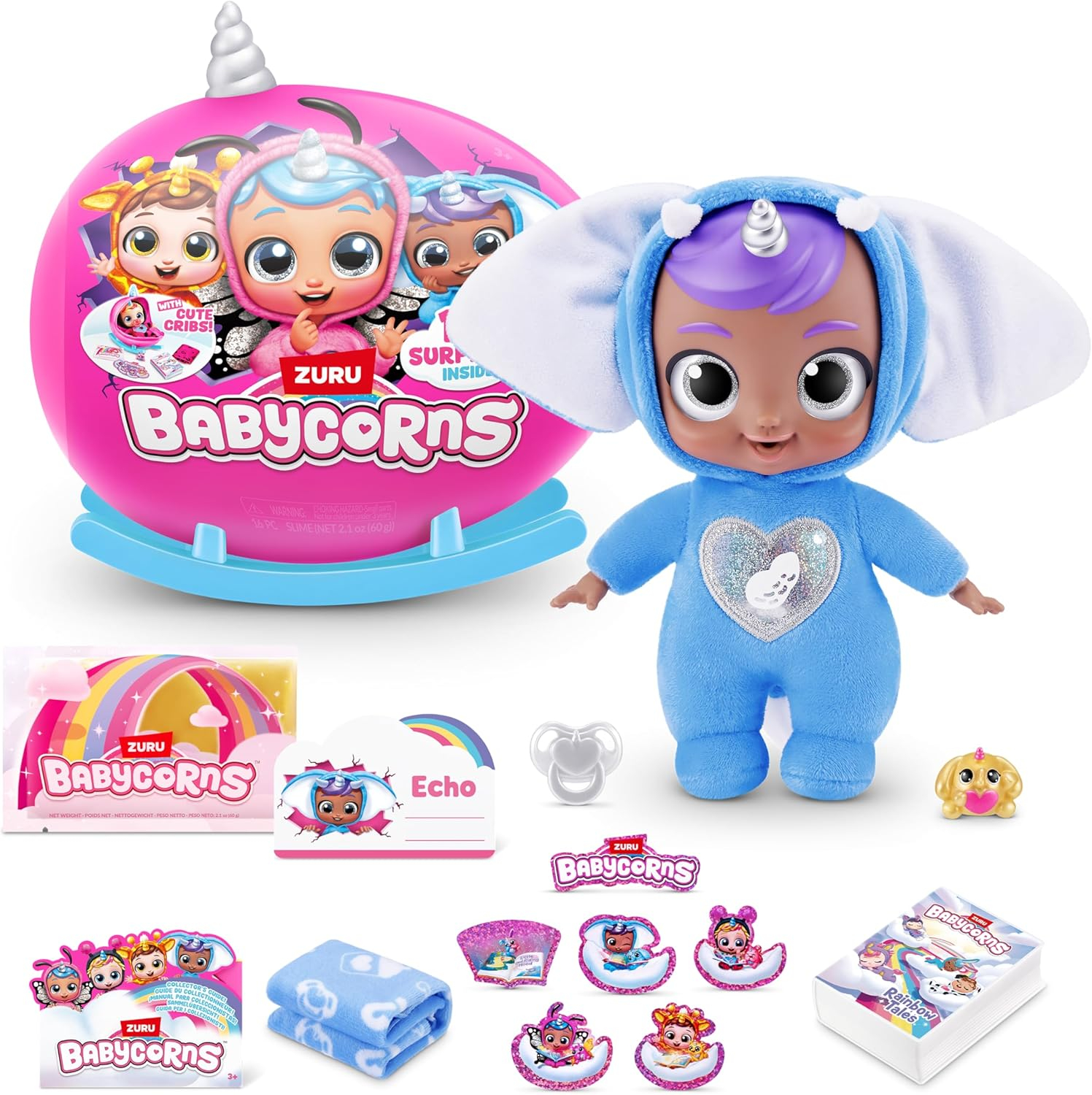 Babycorns Series 1 Small (Elephant) by ZURU Magical Babydolls, Surprise, Unboxing, Story, Girls, Doll Elephant