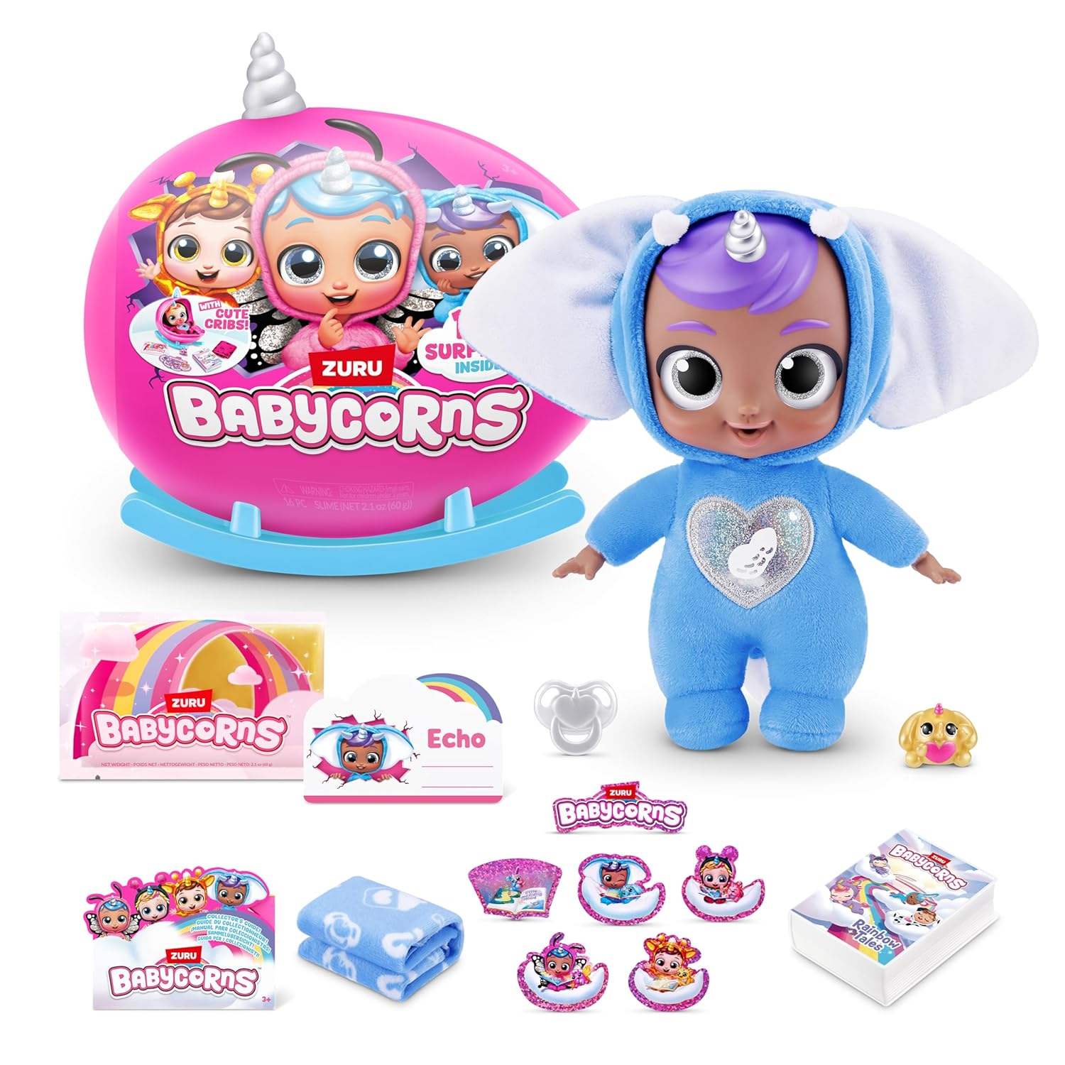 Babycorns Series 1 Small (Elephant) by ZURU Magical Babydolls, Surprise, Unboxing, Story, Girls, Doll Elephant