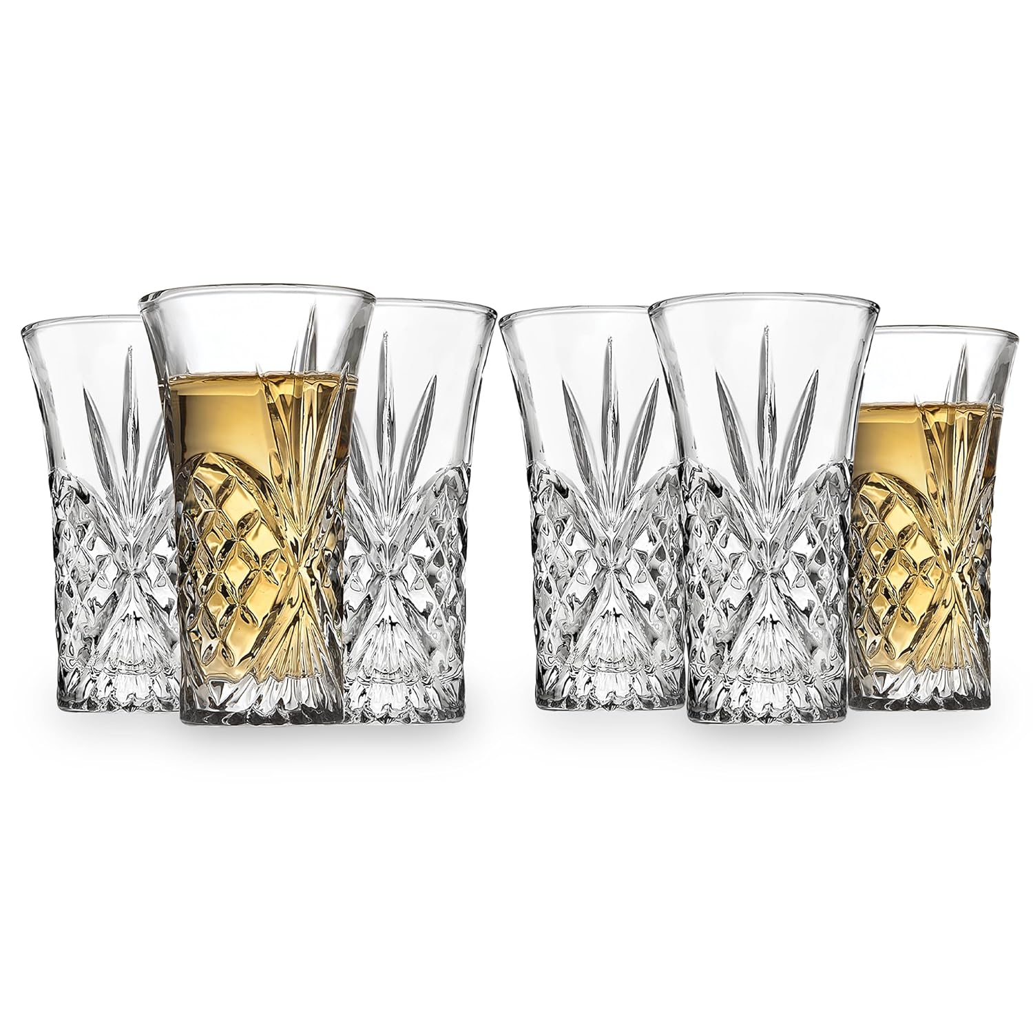 Dublin Crystal Shot Glass, Set of 6