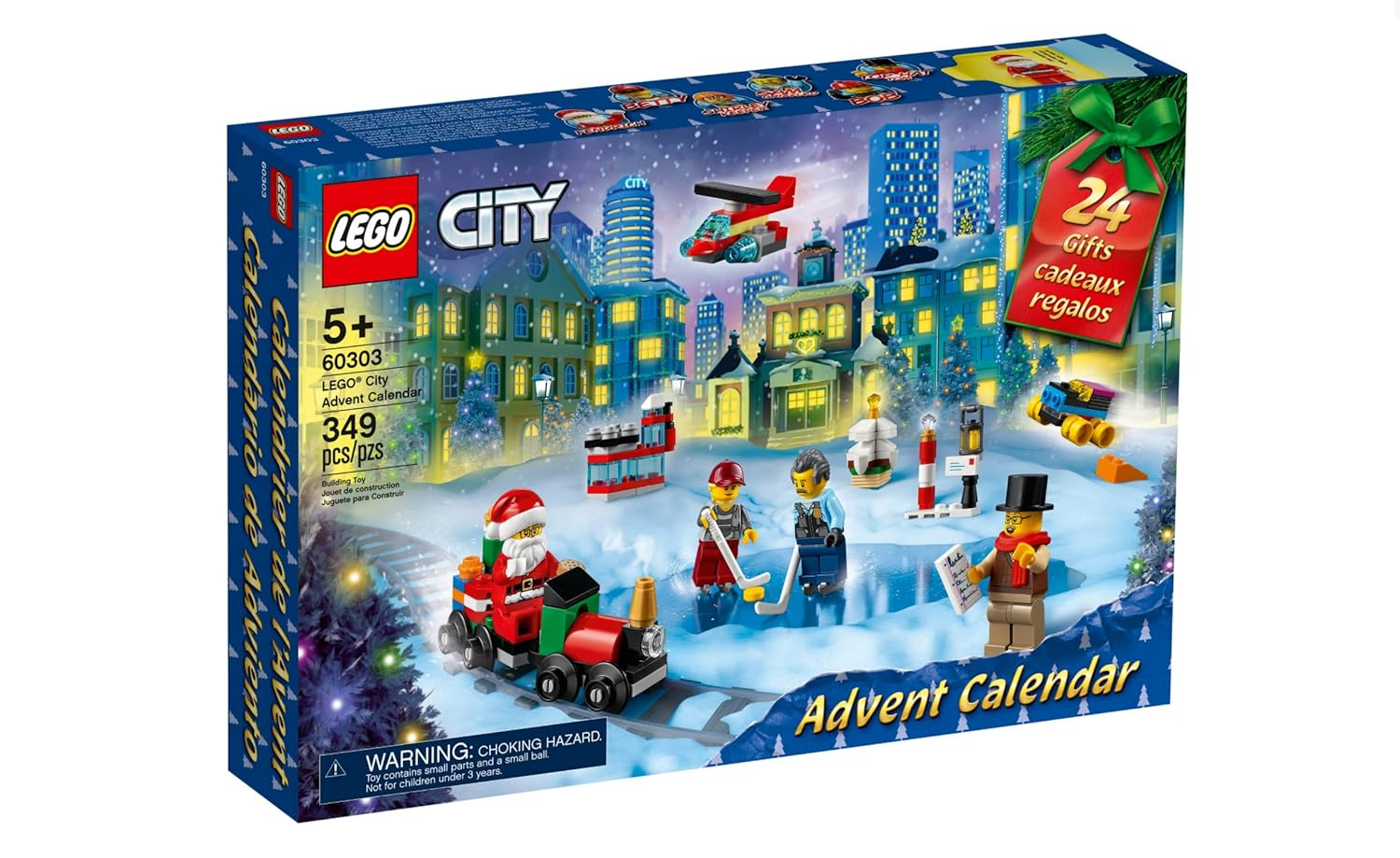 LEGO City Advent Calendar 60303 Building Toy (349 Pieces)
