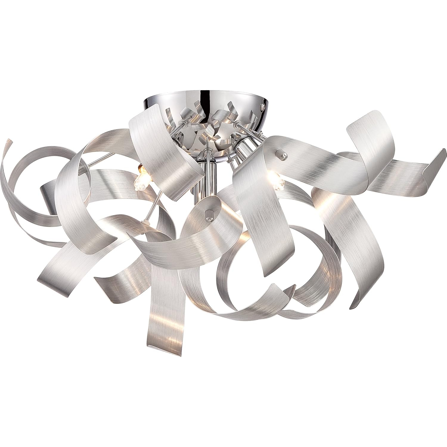 Quoizel Lighting Ribbons 4 - Light Flush Mount in  Millenia