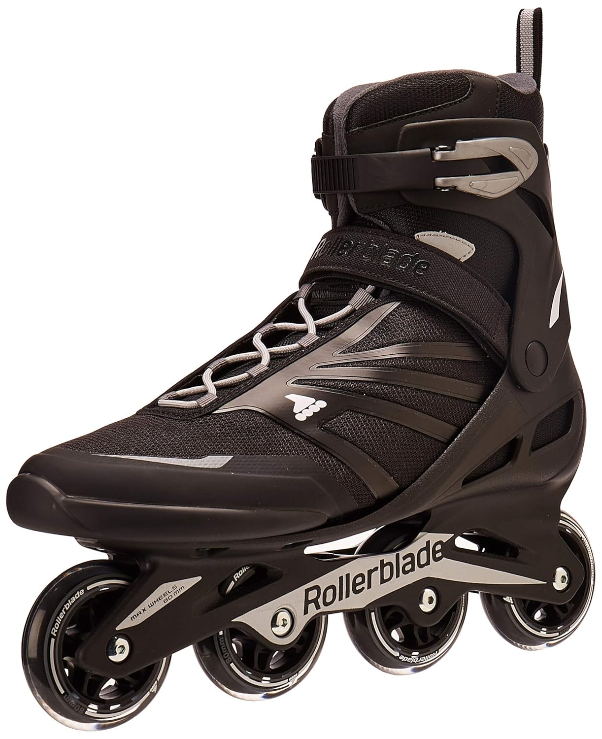 Rollerblade Zetrablade Mens Inline Skate, Black/Silver, 13