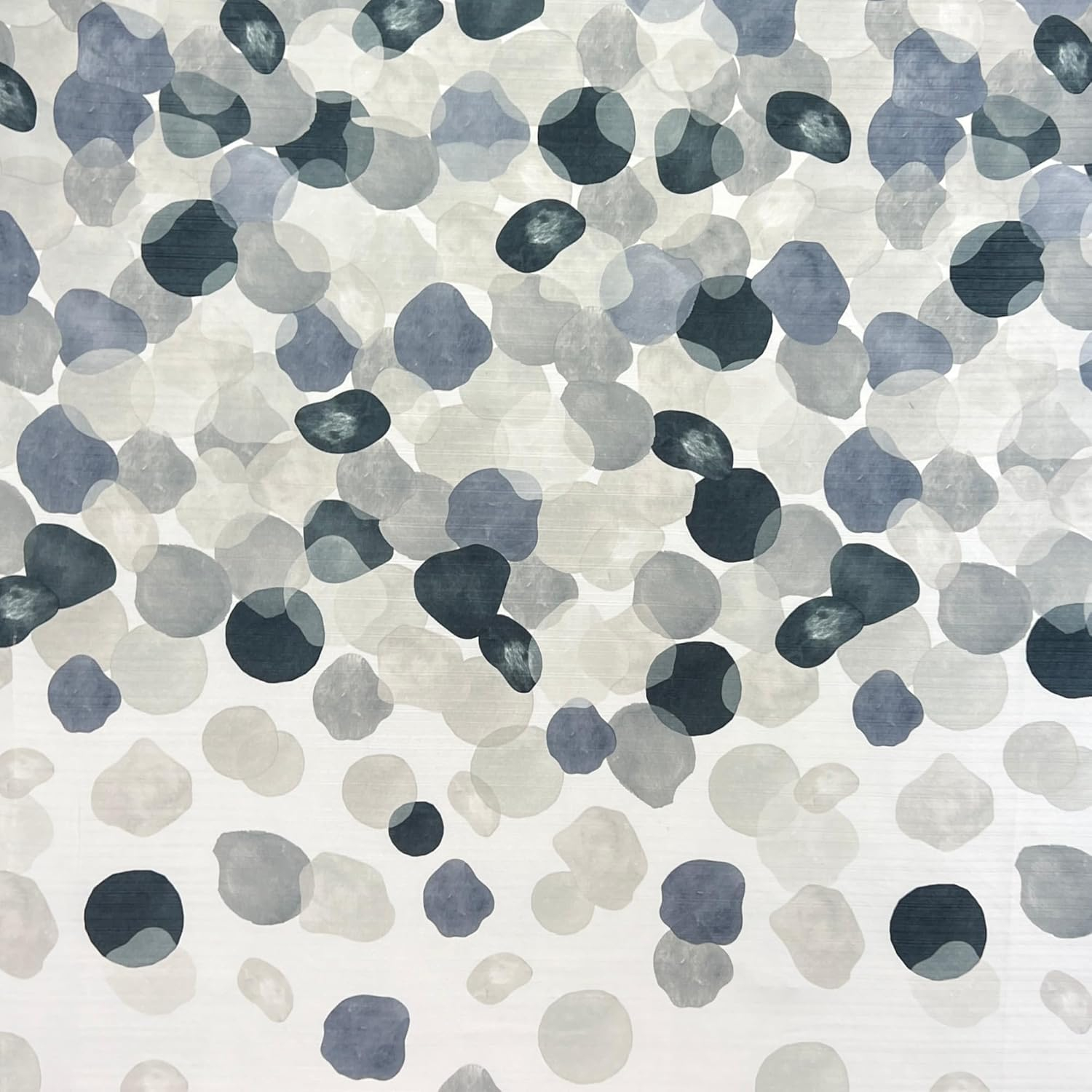 Cedar Flowers Palms Seashells Shower Curtain Collection Watercolor - Charcoal
