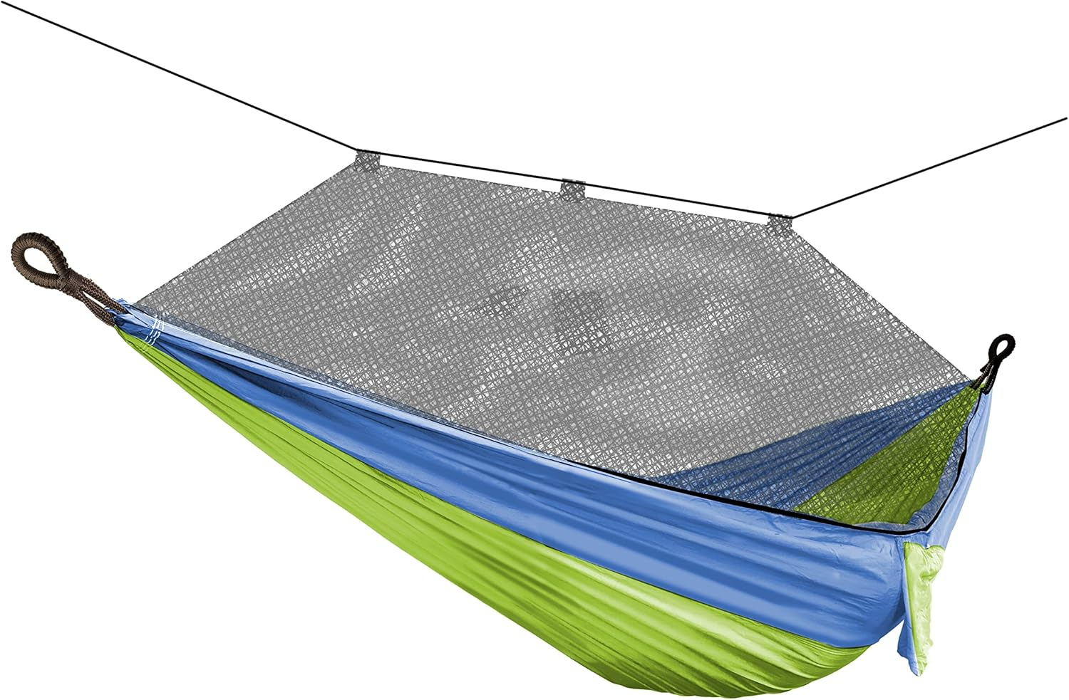 Bliss Hammocks BH-406XLS-N-MM Hammock in a Bag w/ Mosquito Net & Adjustable Tree Straps, 54-in. Wide, Weather & UV Resistant, 350 Lb. Capacity (Mermaid)