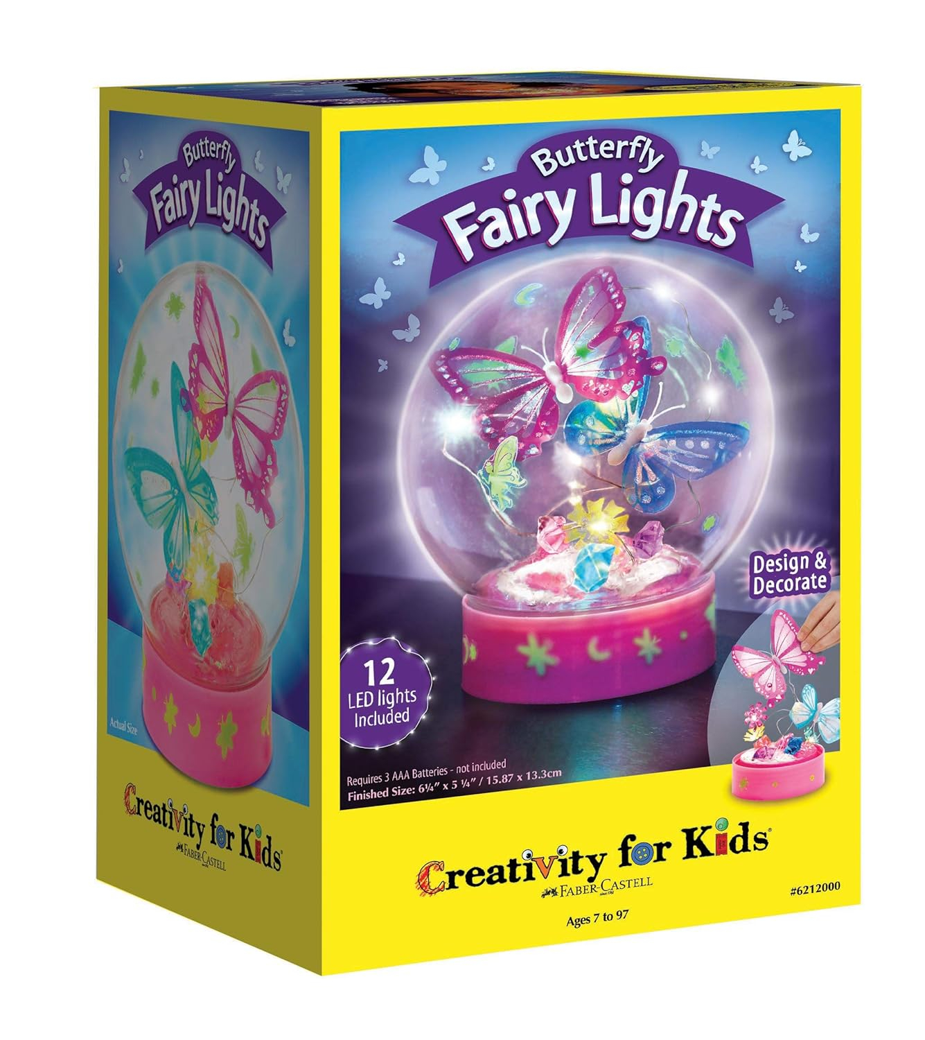Creativity for Kids Butterfly Fairy Lights – Butterfly Craft Activity for Boys and Girls Ages 7-10+