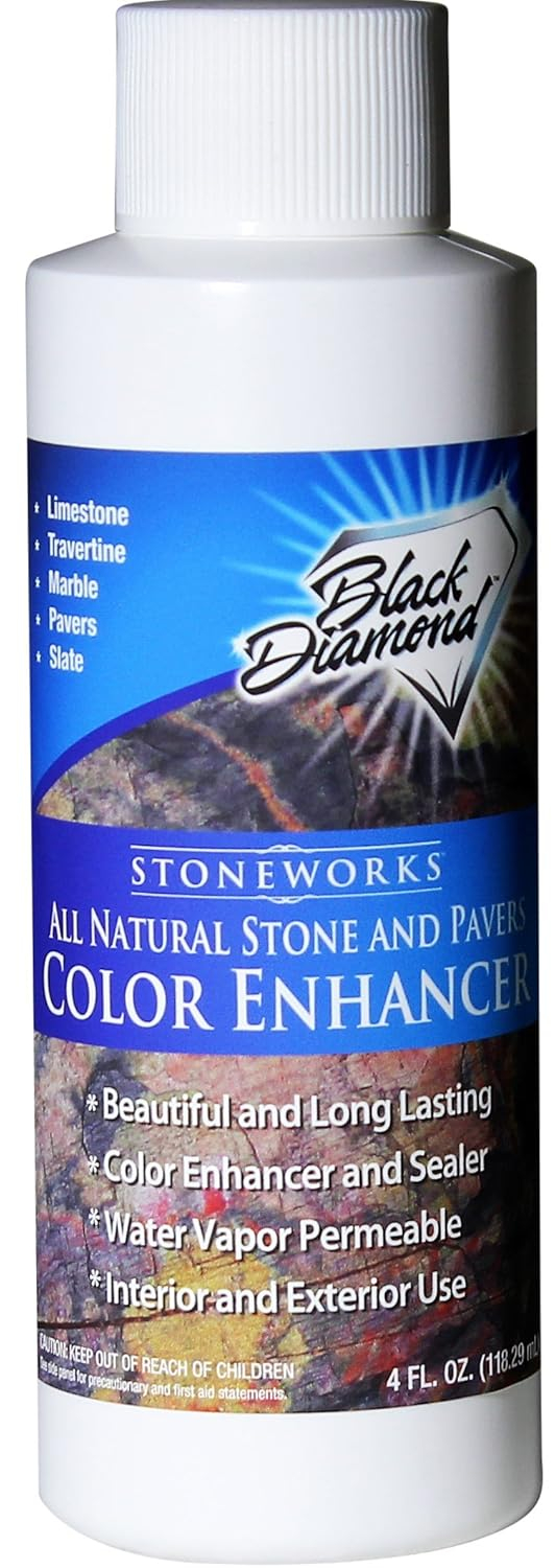Color Enhancer Sealer for All-Natural Stone and Pavers. Marble, Travertine, Limestone, Granite, Slate, Concrete, Grout, Brick, Block. (Trial)