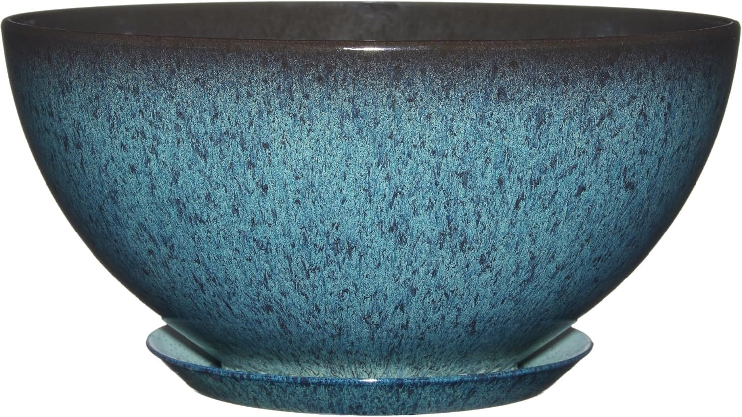 Classic Home and Garden 9010D-375R 10" Rosie Bowl Planter, Indigo Speckle
