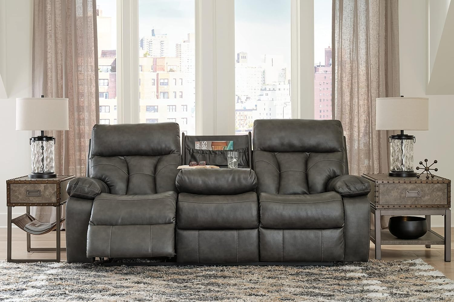 87'' Upholstered Reclining Sofa