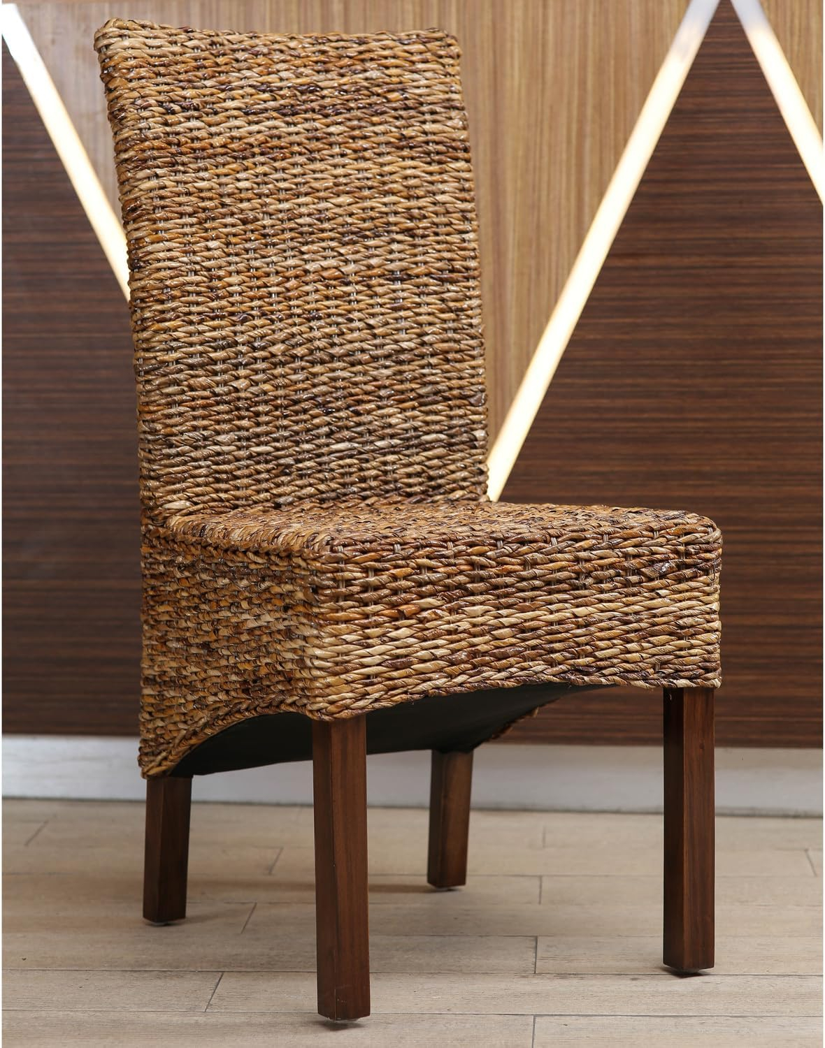 International Caravan Gaby Woven Banana Dining Chair