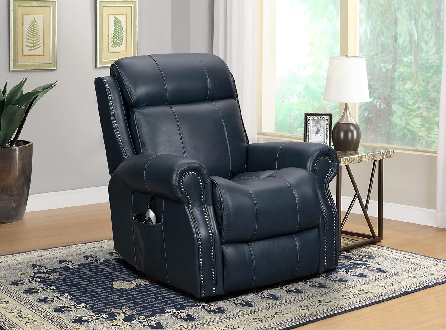 Barcalounger Langston Power Lift Recliner w/Power Head Rest & Power Lumbar