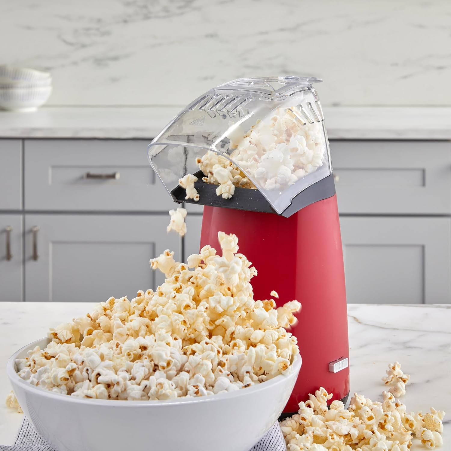 West Bend Air Crazy 4 Qt. Hot Air Popcorn Machine, in Red