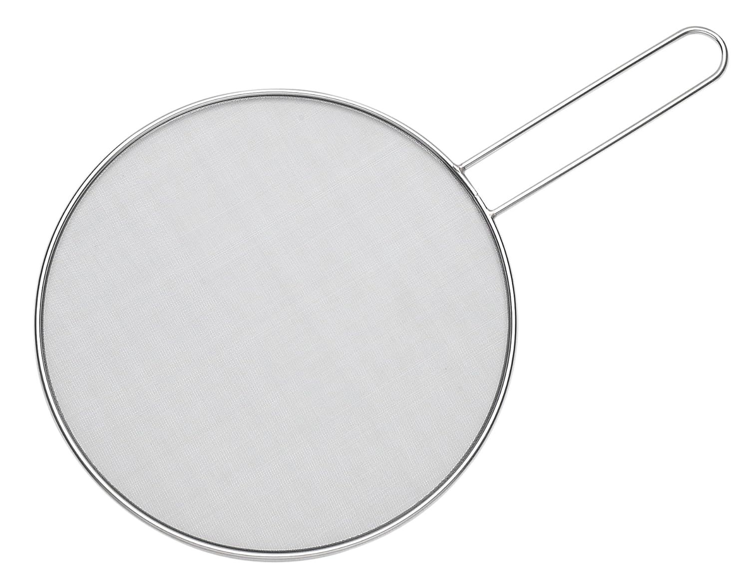 9-Inch Silver Stainless Steel Splatter Screen Guard