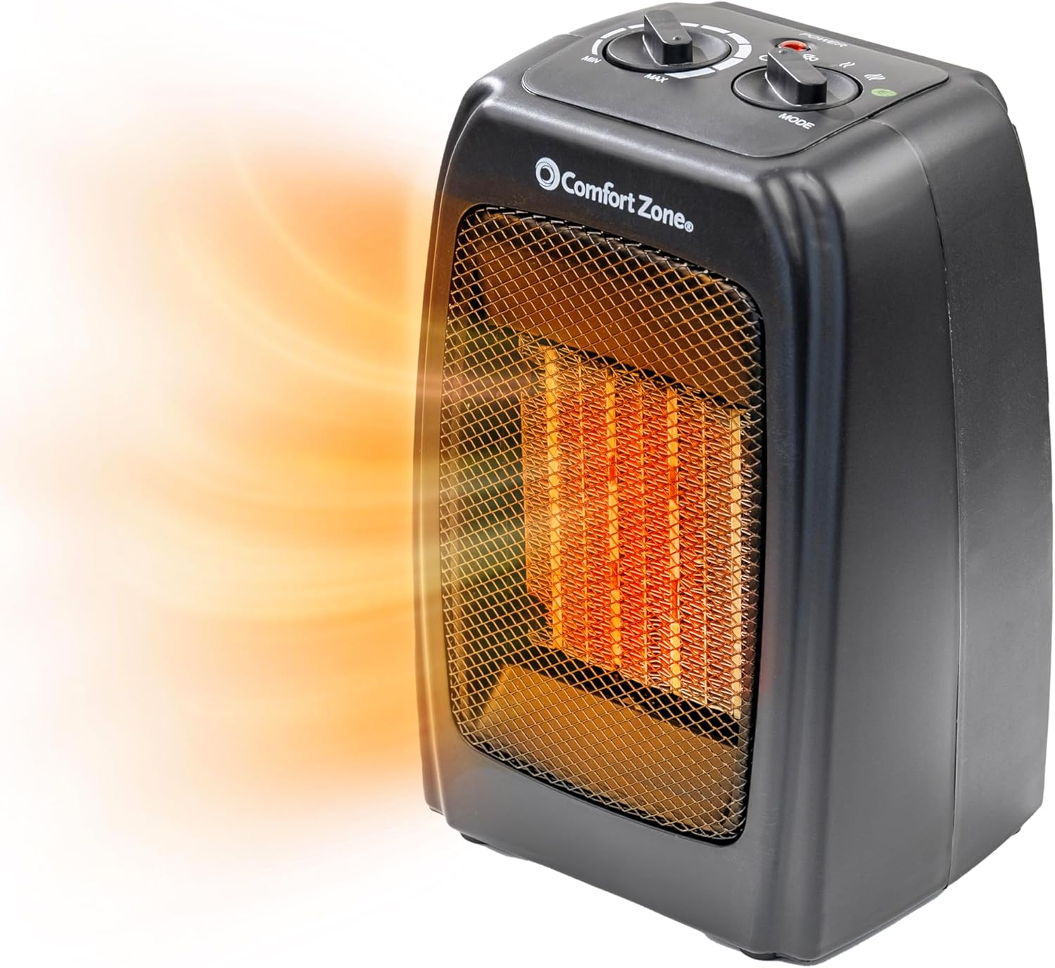 Energy Save 1500-Watt Electric Ceramic Space Heater with Thermostat and Fan