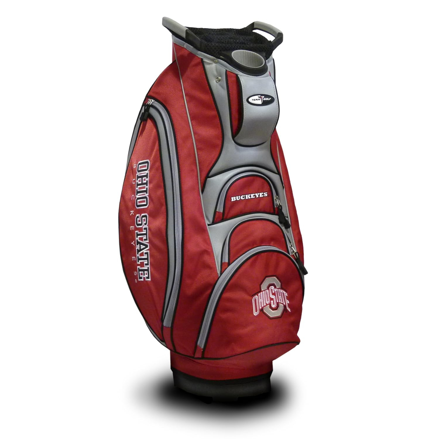 Team Golf Ohio State Buckeyes 1800-Denier Nylon Victory Golf Club Bag, Red
