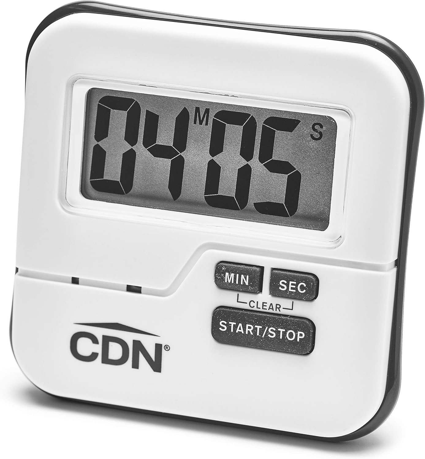 CDN White ABS Plastic Waterproof Digital Timer - 3"L x 3"W