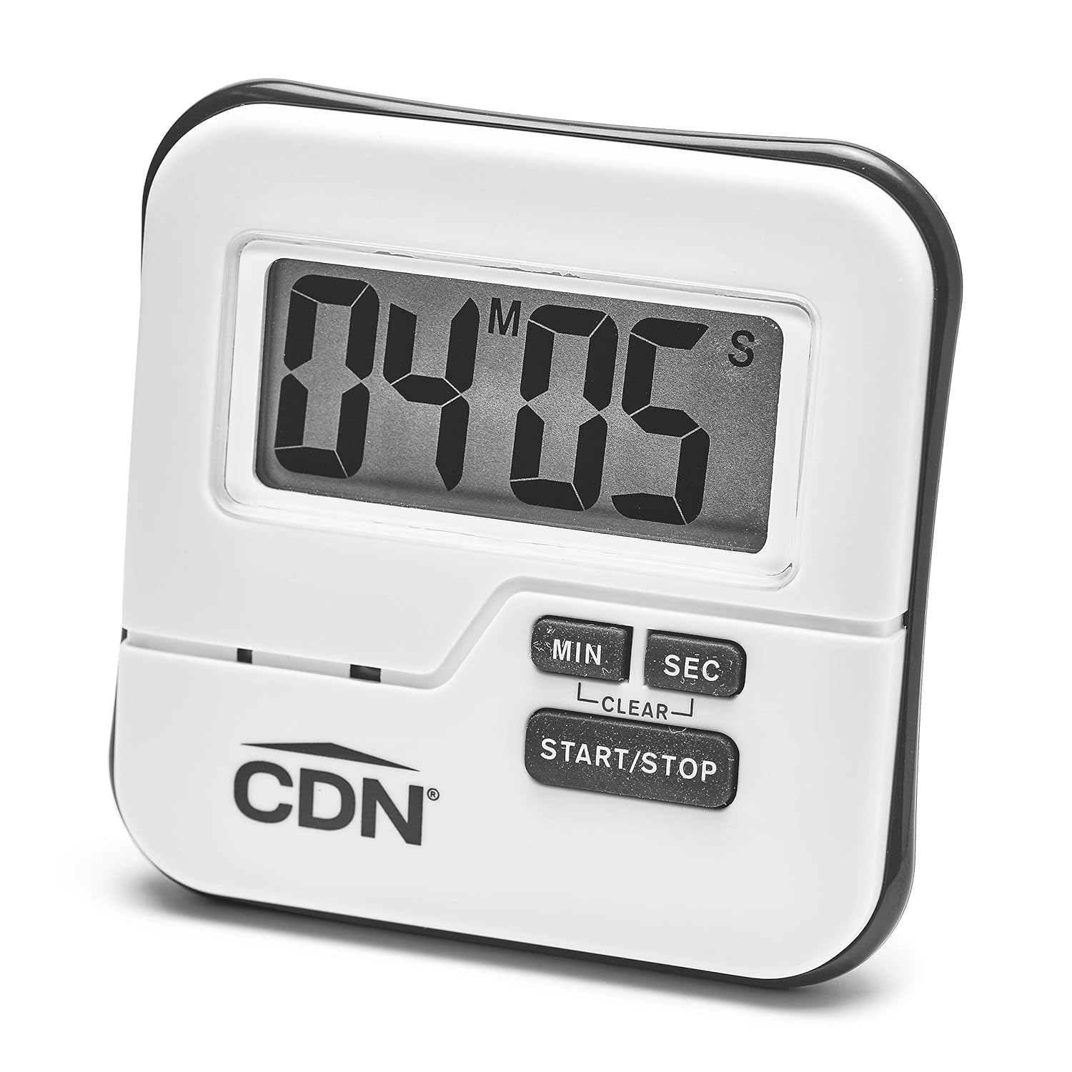 CDN White ABS Plastic Waterproof Digital Timer - 3"L x 3"W