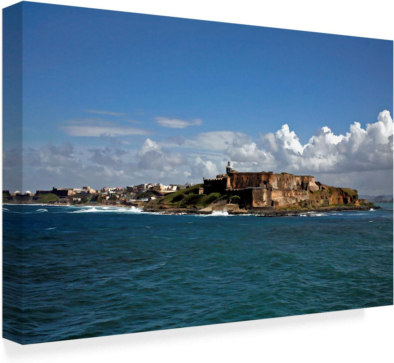 Trademark Fine Art J.D. Mcfarlan " El Morro, San Juan Puerto Rico " by J.D. McFarlan