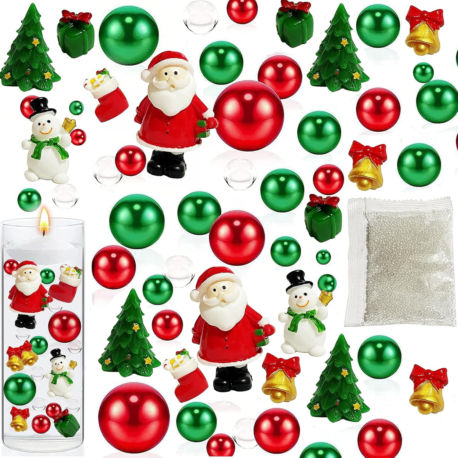 6000 Pieces Holiday Party Vase Filler Pearl Suspension Filler Vase Holiday Party Pearl Decoration Party,Table Centerpieces Party Decorations Fits 4 Vases