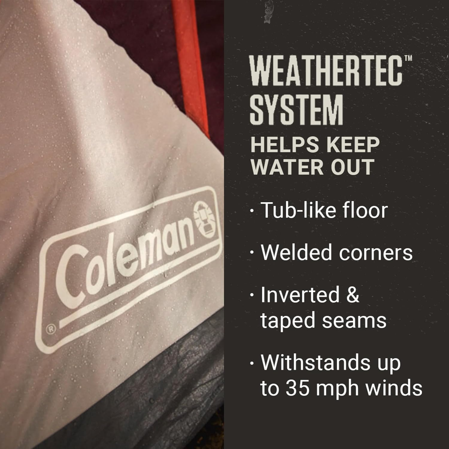 Coleman Skylodge™ 8-Person Instant Camping Tent, Blackberry