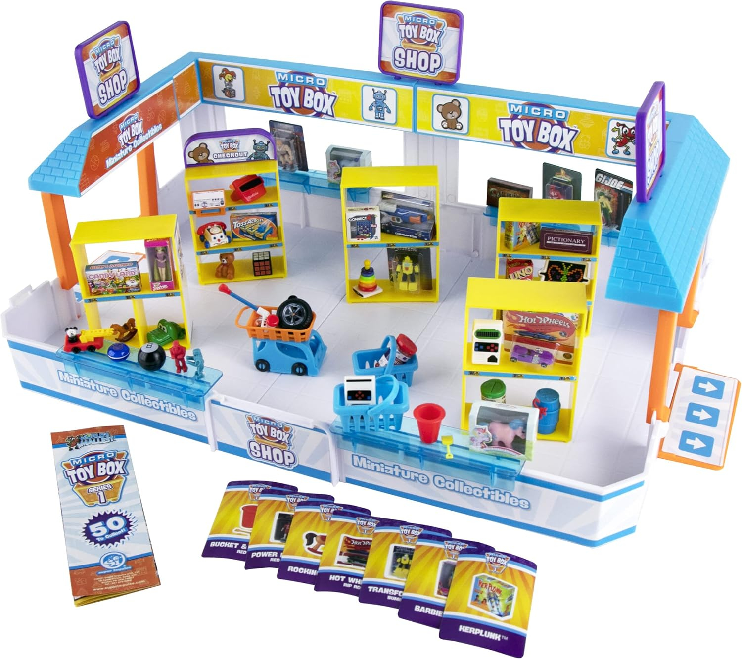 World's Smallest Micro Toy Box Store Playset, Multi