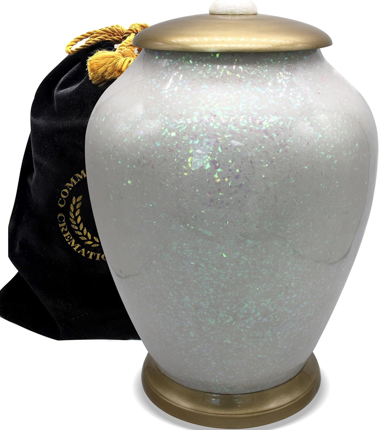 Prismatic Shimmering Light Sparkly Cremation Urns for Human Ashes Adult Urns for Cremation Ashes Urns for Adult Cremation Ashes Urns for Ashes Cremation Urns for Human Ashes Large