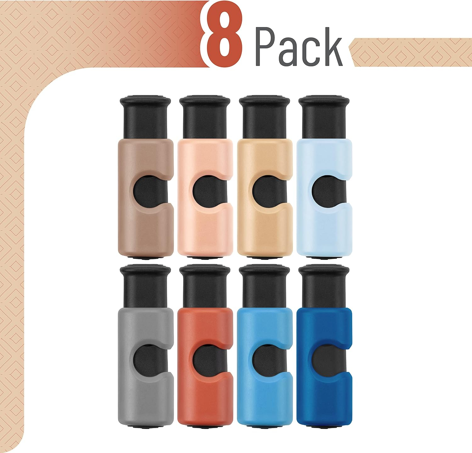 Mr. Pen- Bag Clips, 8 Pack, Squeeze and Lock Bread Bag Clips for Food Storage, Food Clips for Bags, Bread Clips, Plastic Bag Clip, Bag Closure Clips, Bread Clips Plastic, Bread Bag Clip
