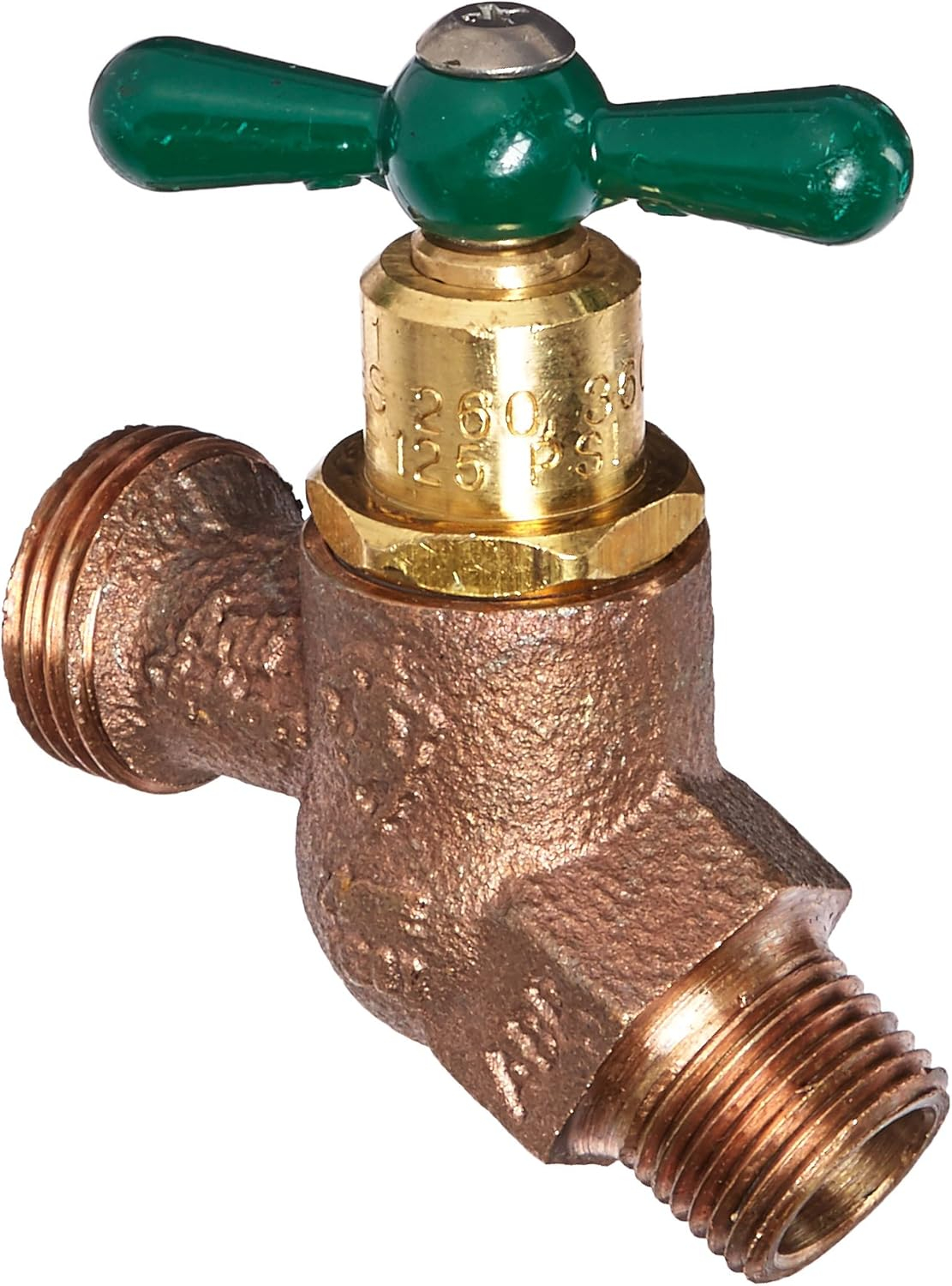 ARROWHEAD BRASS & PLUMBING 261LF 1/2" Male Iron Pipe x 3/4" Hose Connection