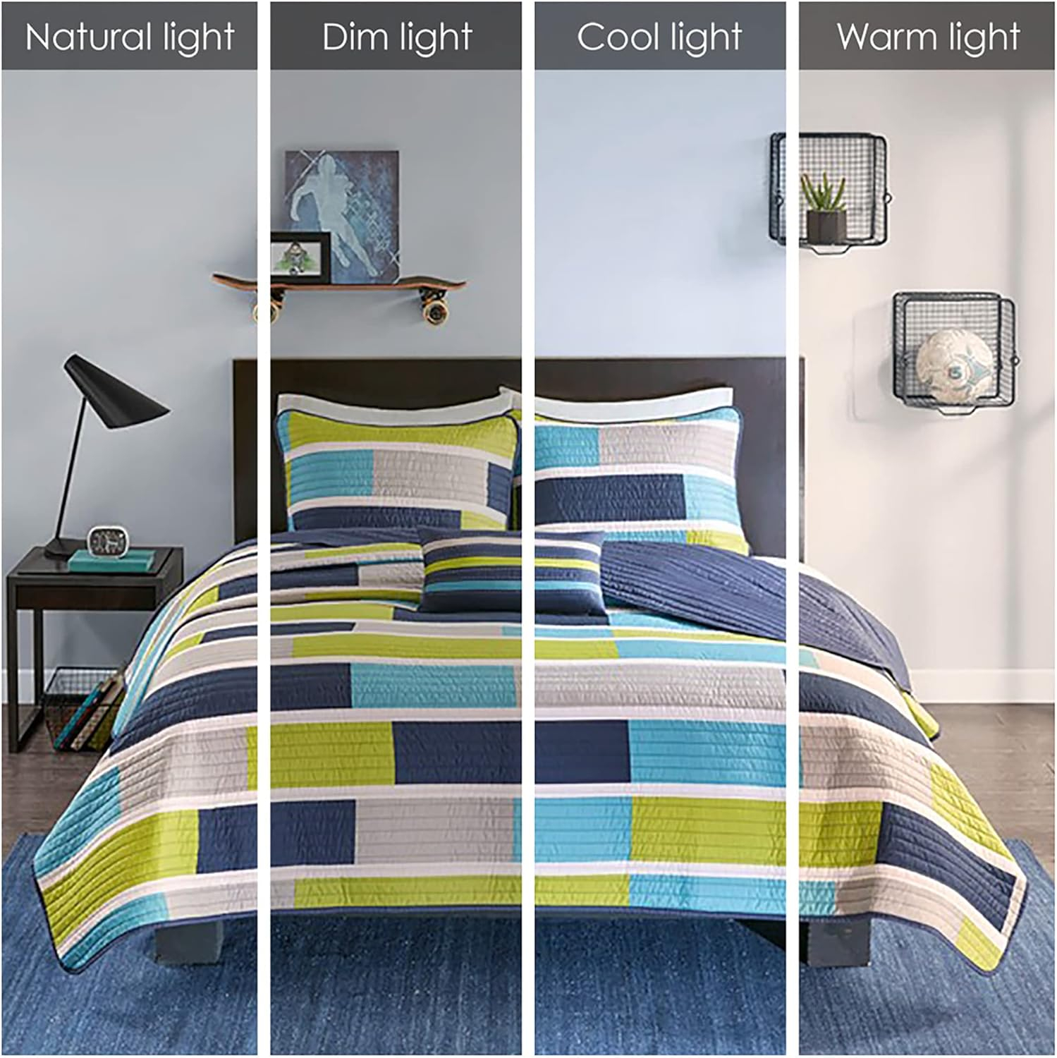 Home Essence Teen James Reversible Coverlet Set