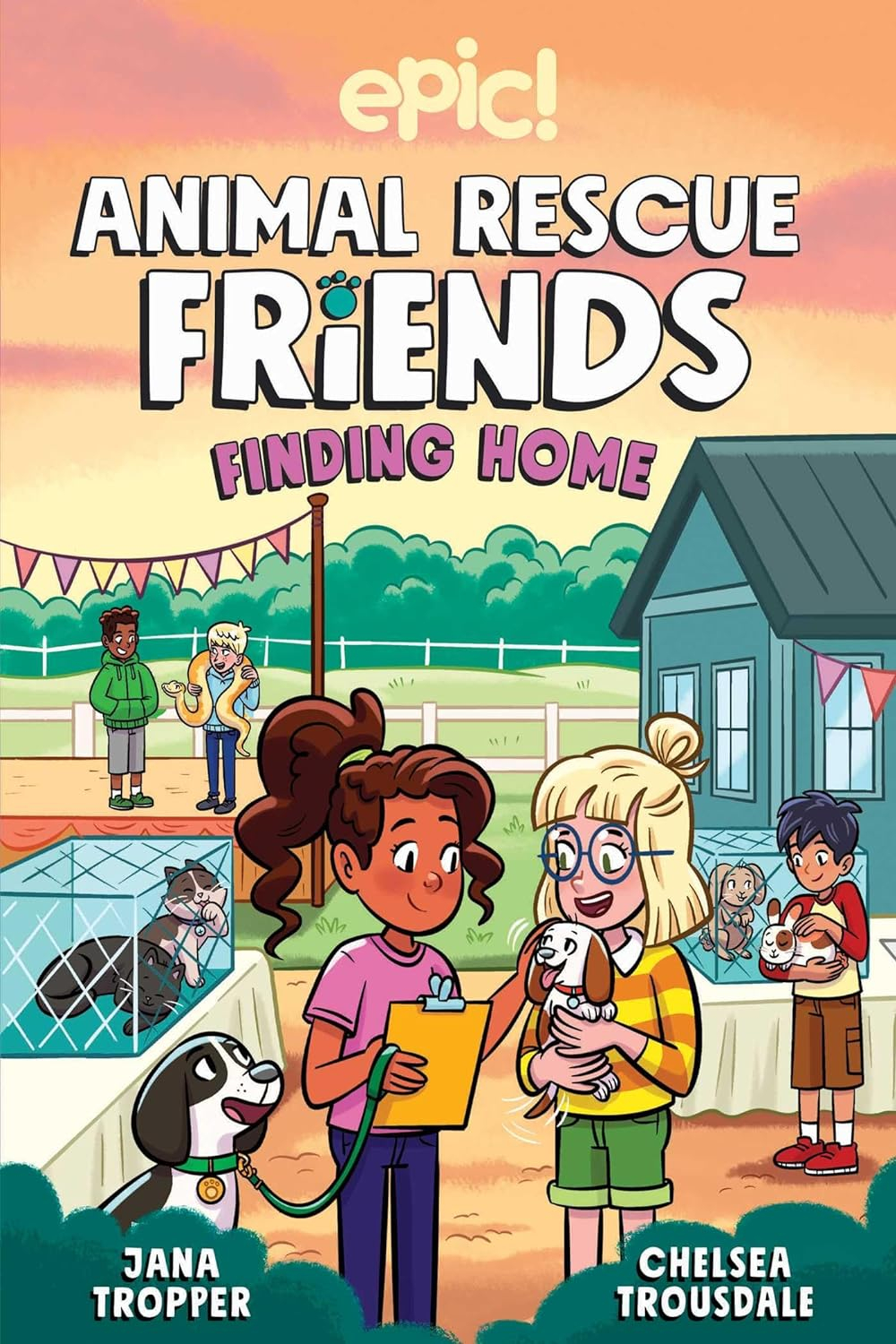 Animal Rescue Friends - by  Jana Tropper & Katie Longua (Paperback)