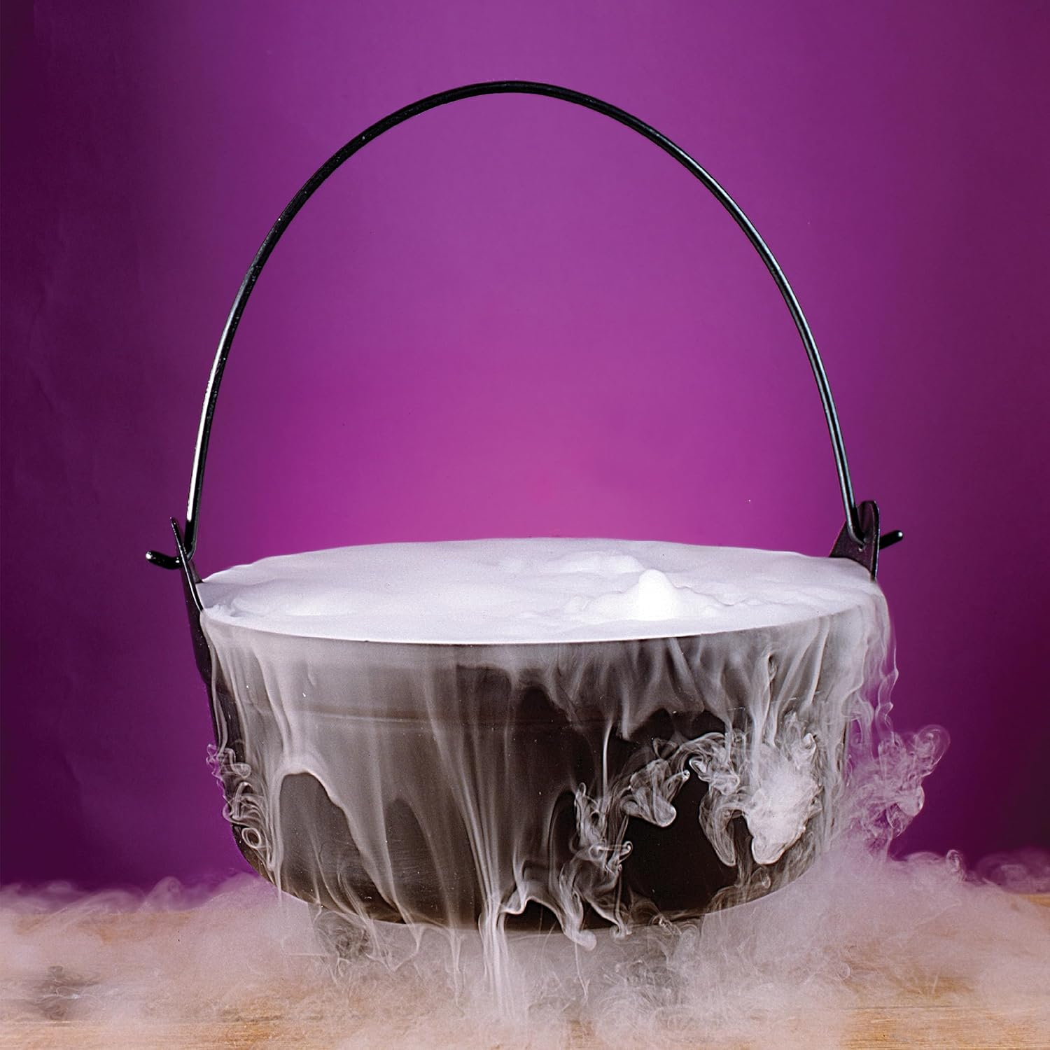Fun World Large Halloween Witch Cauldron 14" W Plastic Decoration Prop, Black