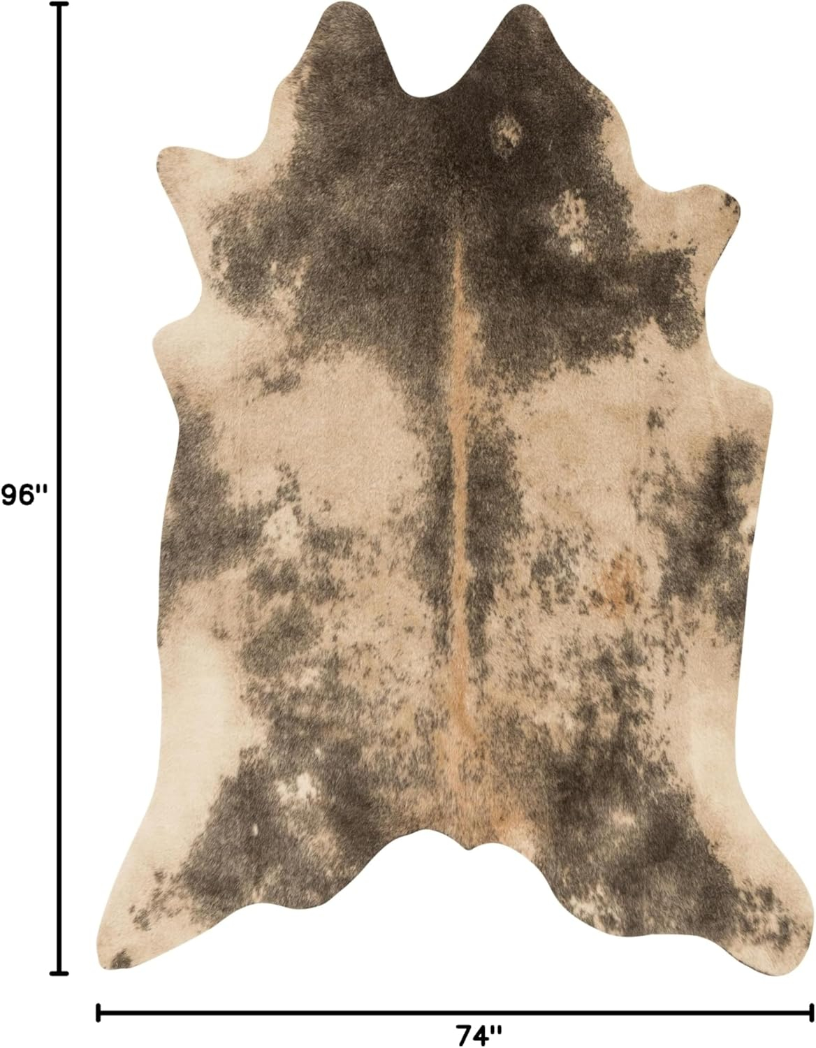 Loloi II Grand Canyon Faux Cowhide Beige / Ash Area Rug