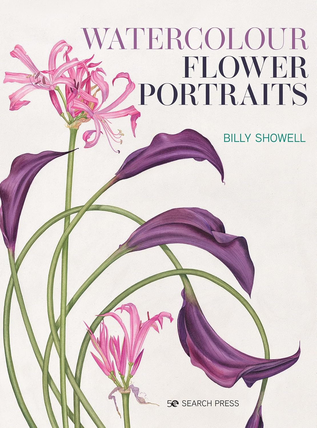 Watercolor Flower Portraits Art Instruction Book