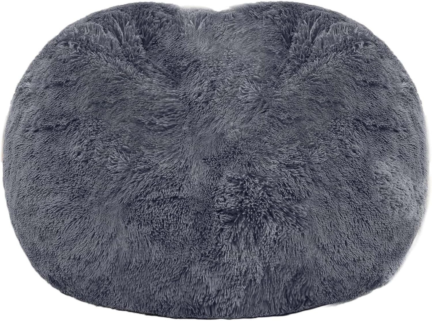 Giant Sherpa Bean Bag Chair Cover, Ultra Soft Bean Bag Bed (No Filler, Cover only), Large Round Soft Fluffy for Adults, Machine Washable Big Size Bean Bag Covers