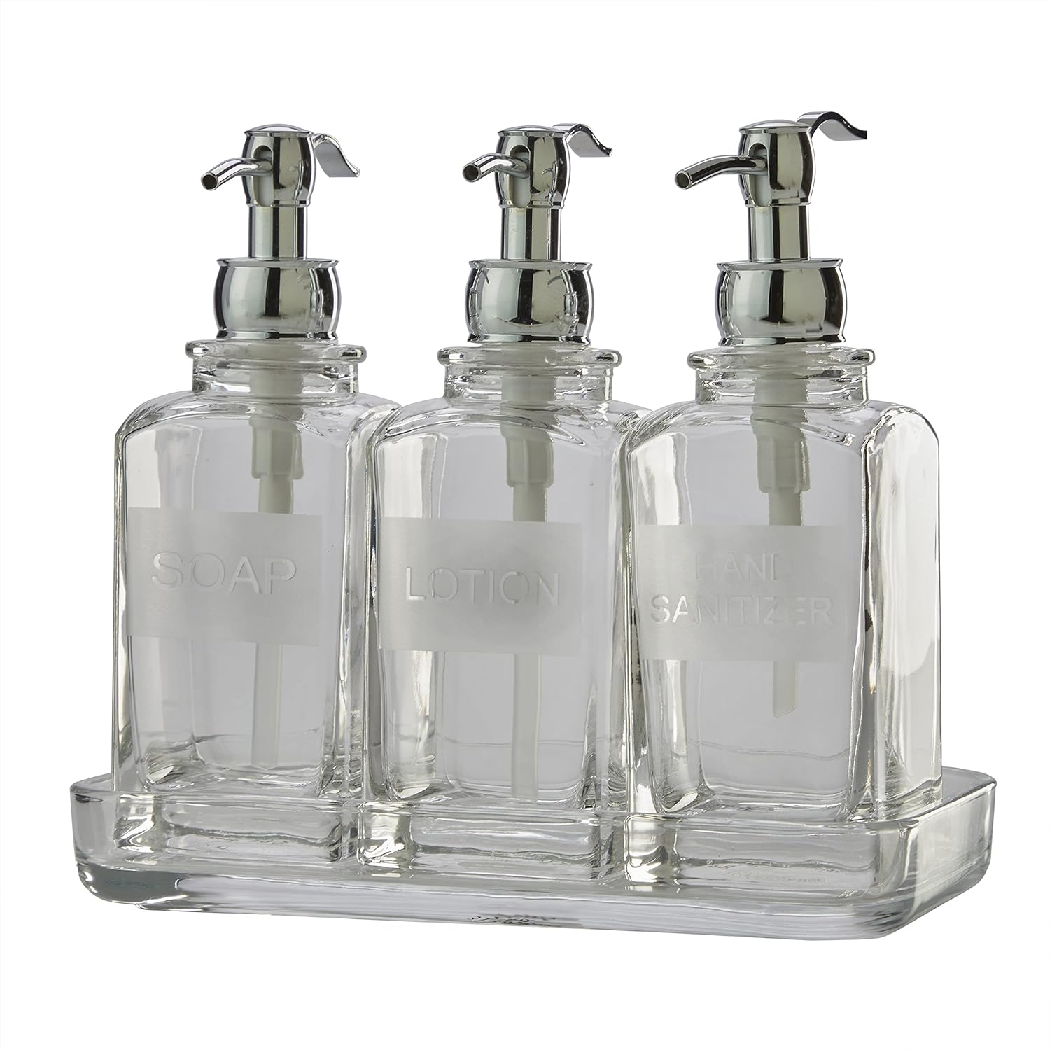 SKL Home Vern Yip Lincoln Vanity Tray, Clear