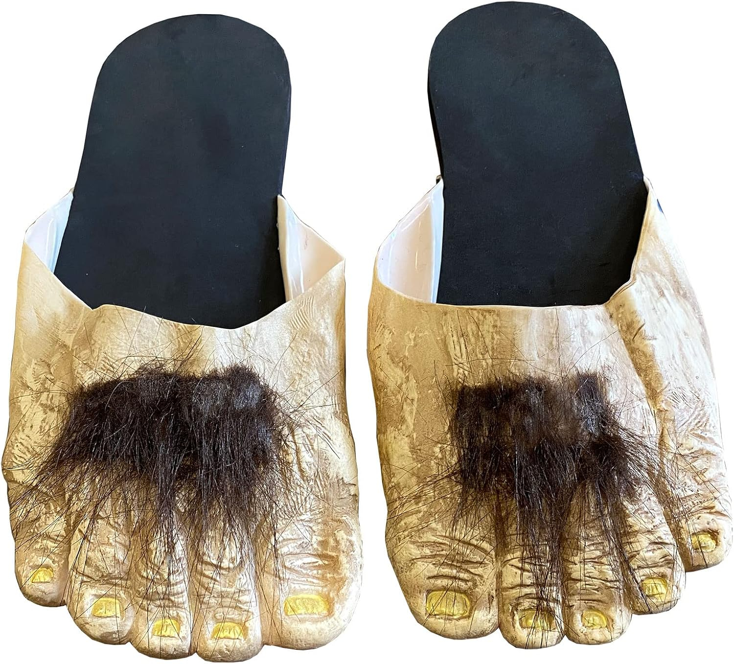 Billy Bob's Big Old Hairy Feet Costume Novelty Slippers, Large