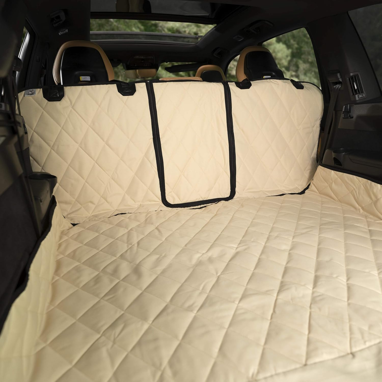 Plush Paws Premium Waterproof Nonslip Scratchproof Convertible Cargo Liner for Cars & SUVs Regular Black