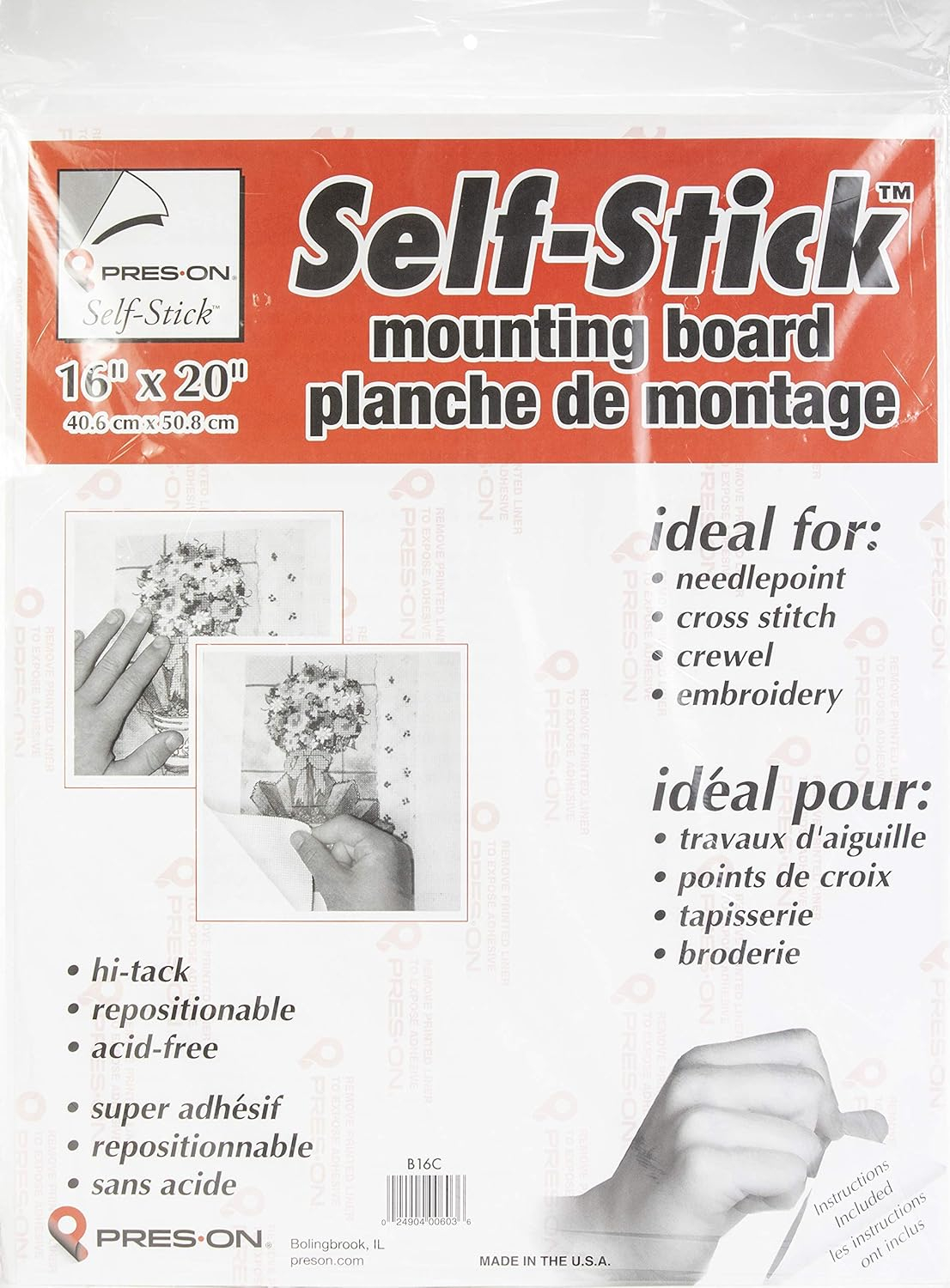 Pres-On Mounting Board 16"X20"