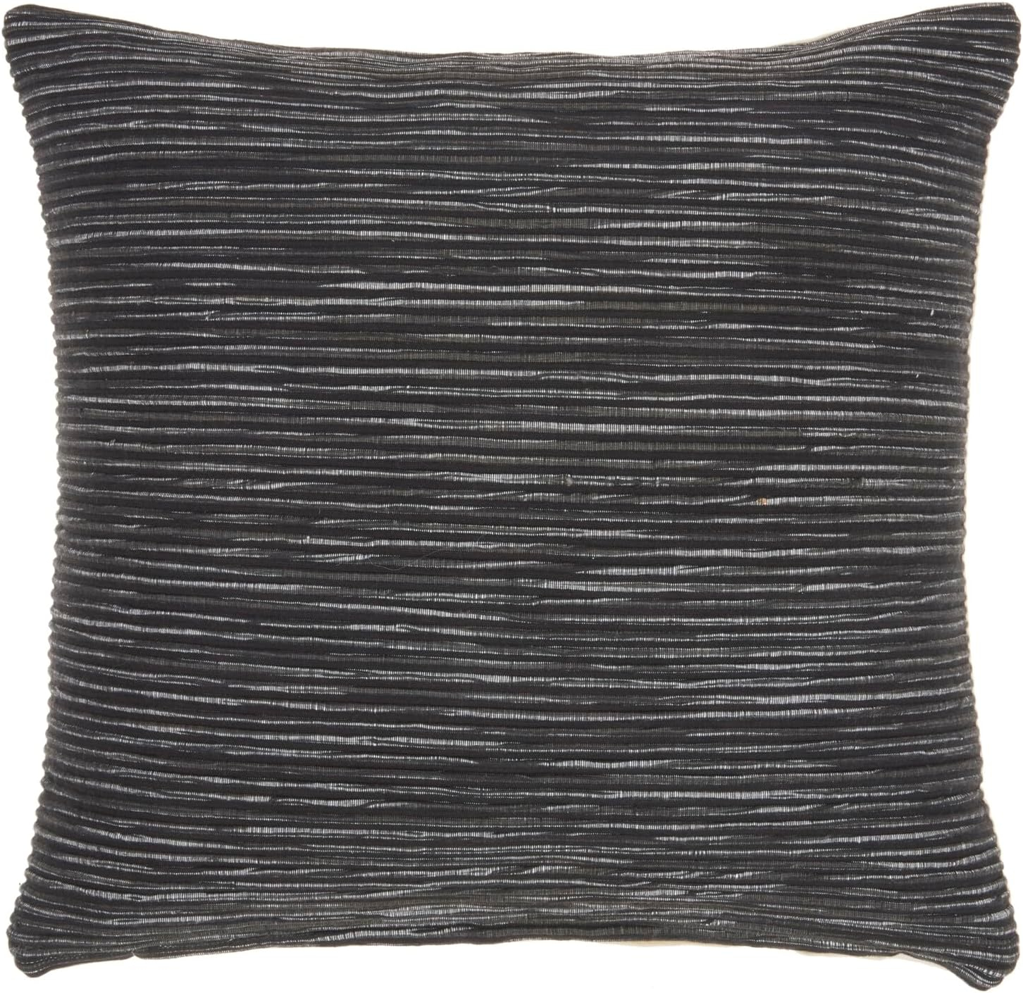 Nourison Life Styles Charcoal Decorative Throw Pillow , 18"X18"