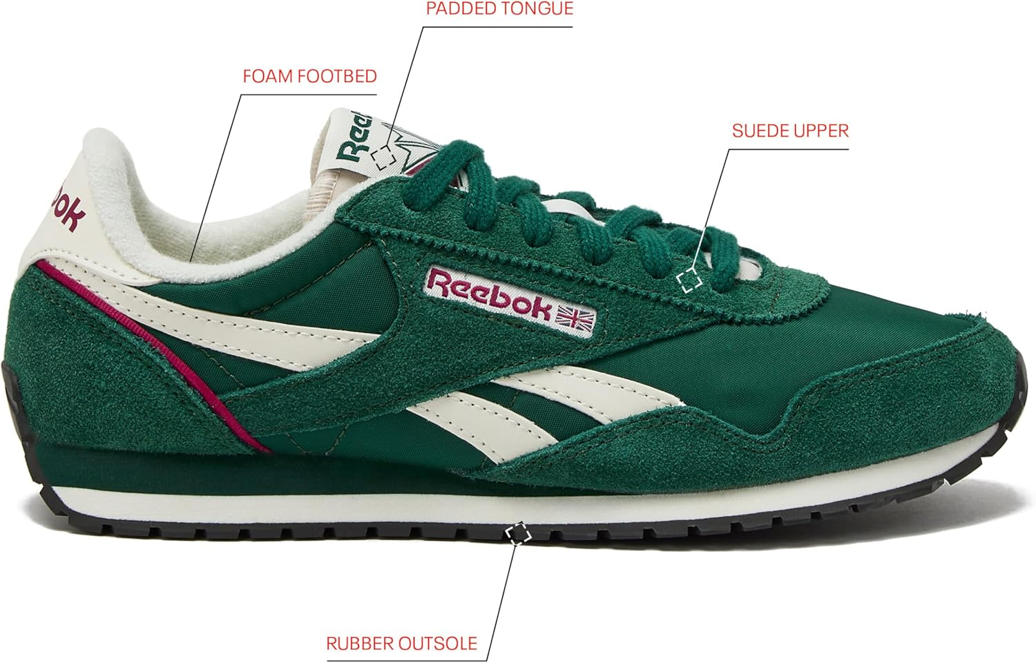 Reebok Women's Classic Az Legacy Sneakers, Casual Athletic Shoes