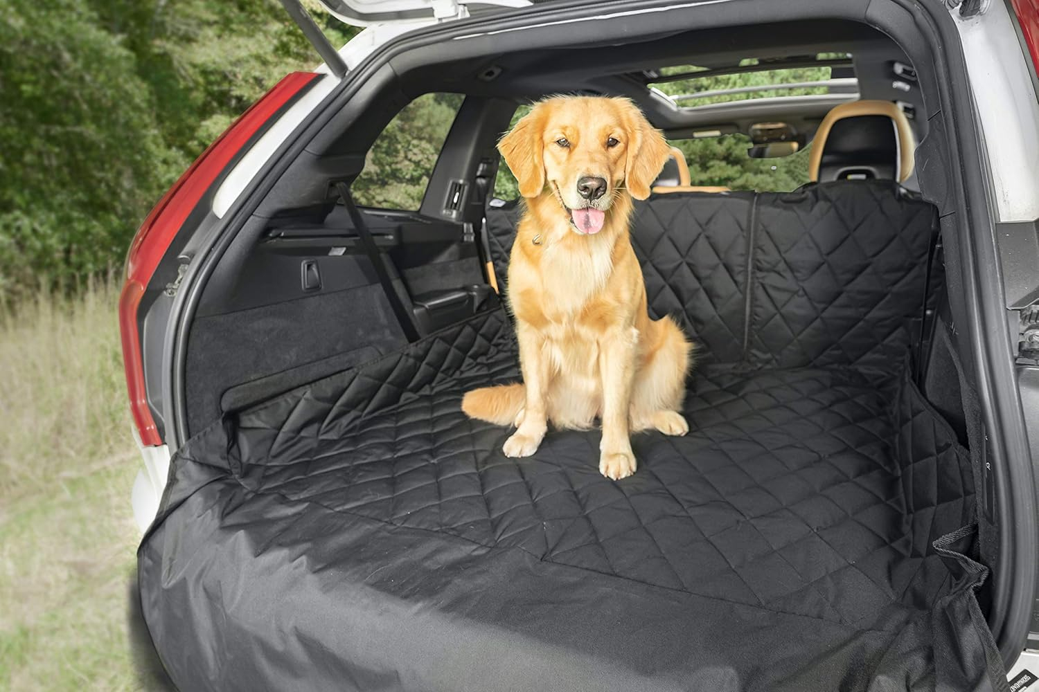 Plush Paws Premium Waterproof Nonslip Scratchproof Convertible Cargo Liner for Cars & SUVs Regular Black