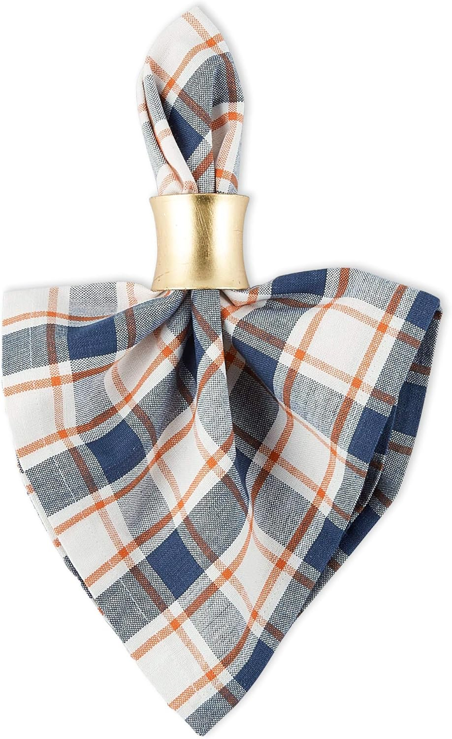 DII Autumn Farmhouse Plaid Napkin Set/6, 20x20"