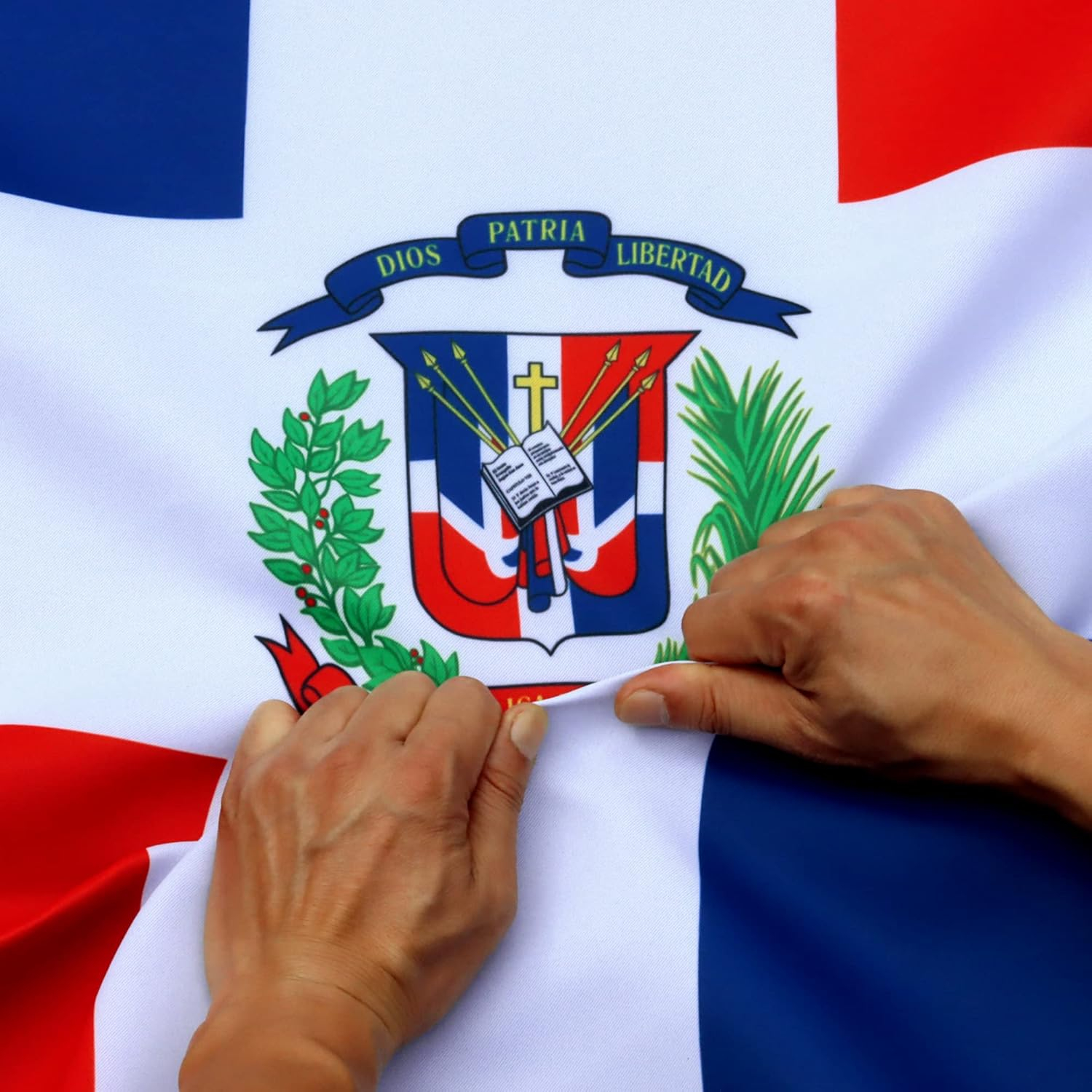 Anley Rip-Proof Double Sided 3-Ply Dominican Republic Flag 3x5 Foot - Dominican National Flags