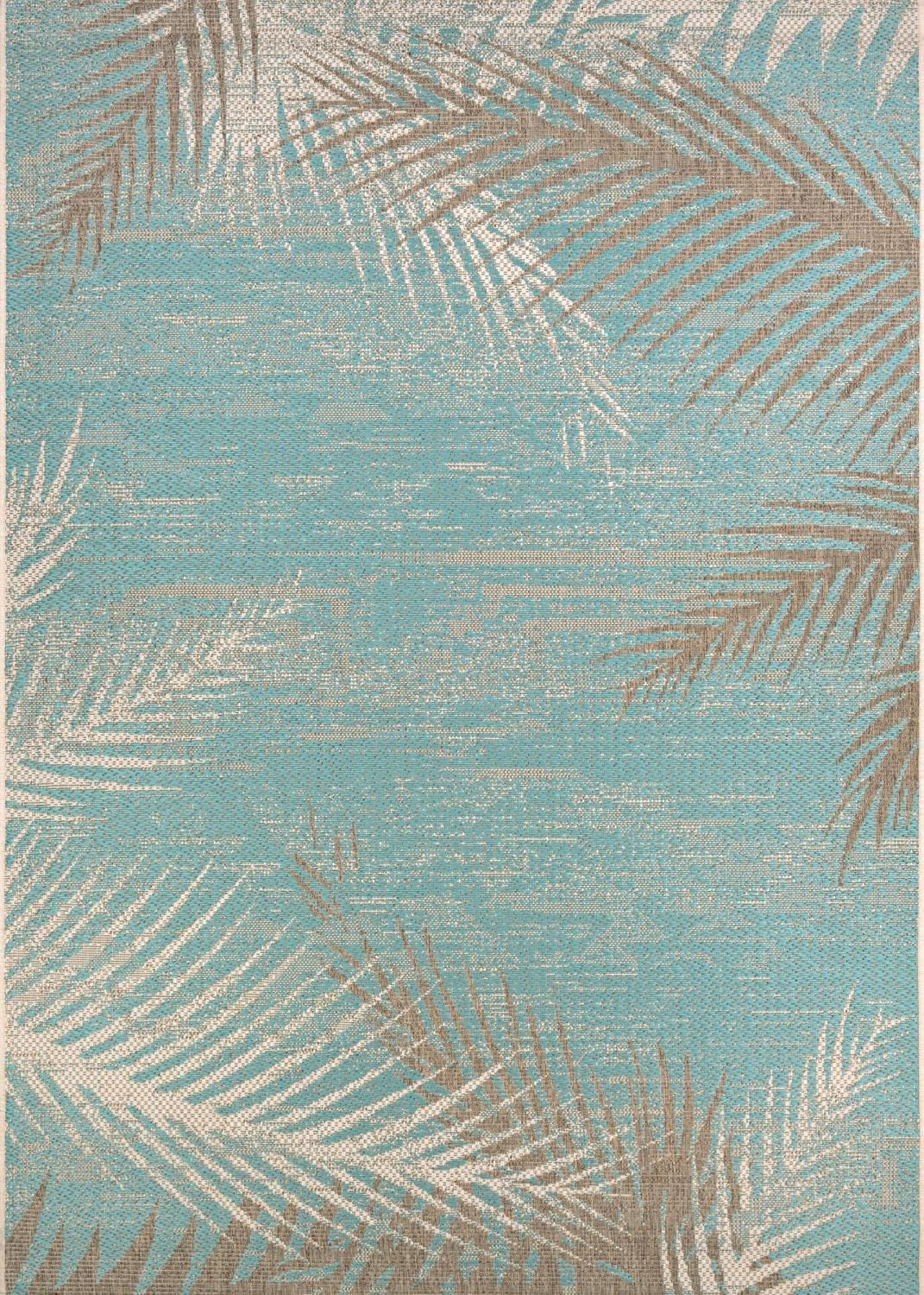 Couristan Monaco Tropical Palms Indoor/Outdoor Area Rug