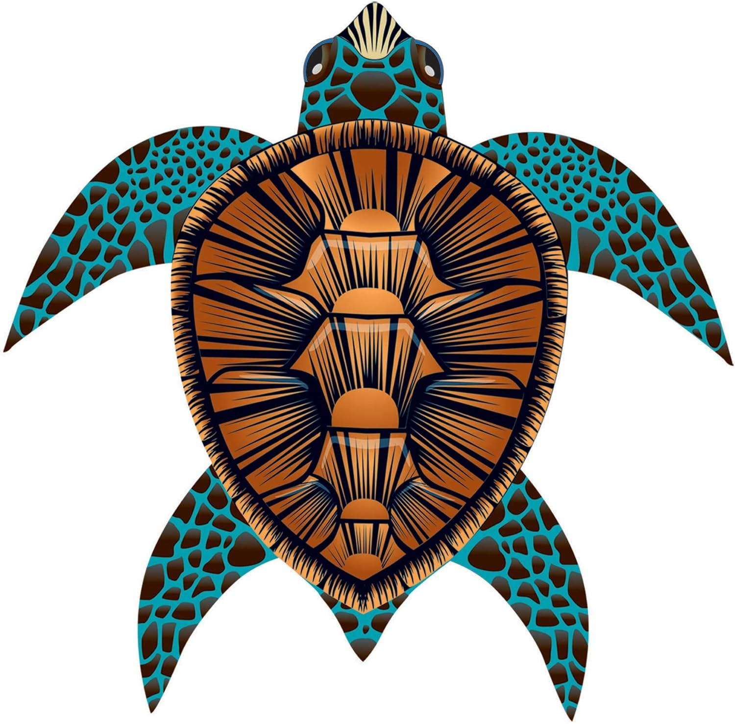X-Kites WindNSun SeaLife Turtle Nylon Kite, 40