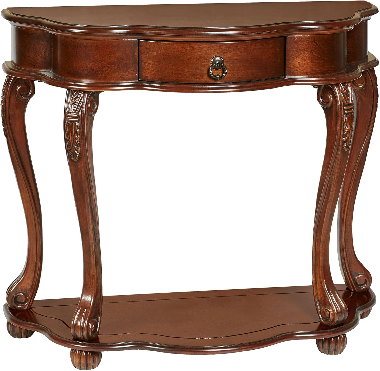 Eudora Console Table Natural Cherry 35.5” x 15” x 30.5”