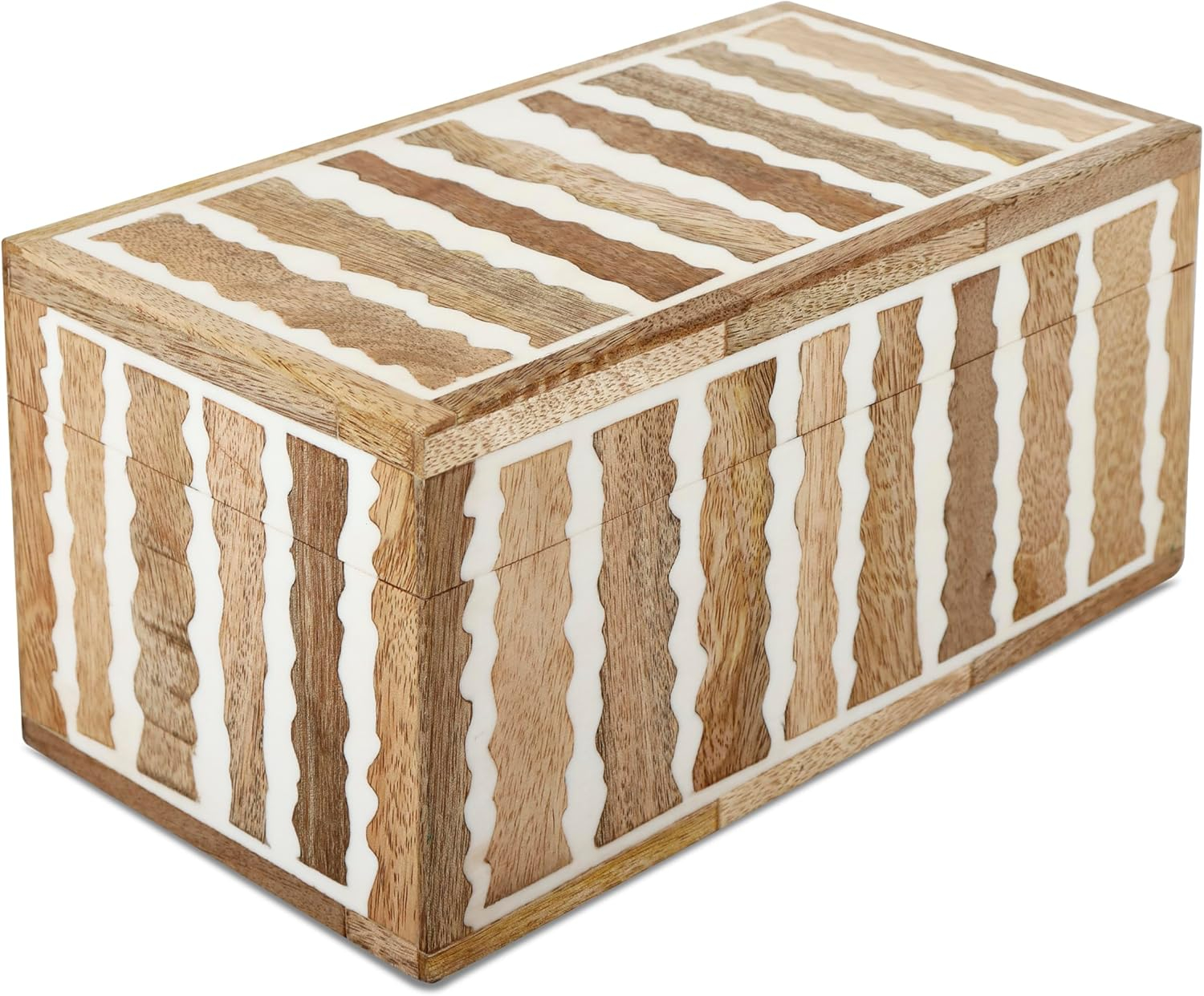 HANDICRAFTS HOME 10x5x5 Decorative Box Handmade Storage Organizer Boxes with Lids Keepsake Gift Trinket Box Display Box, Kept Safari