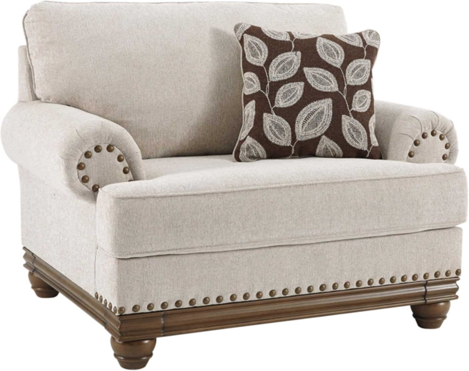 Signature Design by Ashley Harleson Oversized Accent Chair in Wheat