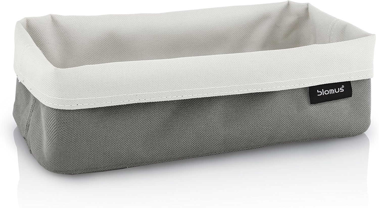 Blomus 68898 Reversible Storage Basket- Sand/Taupe