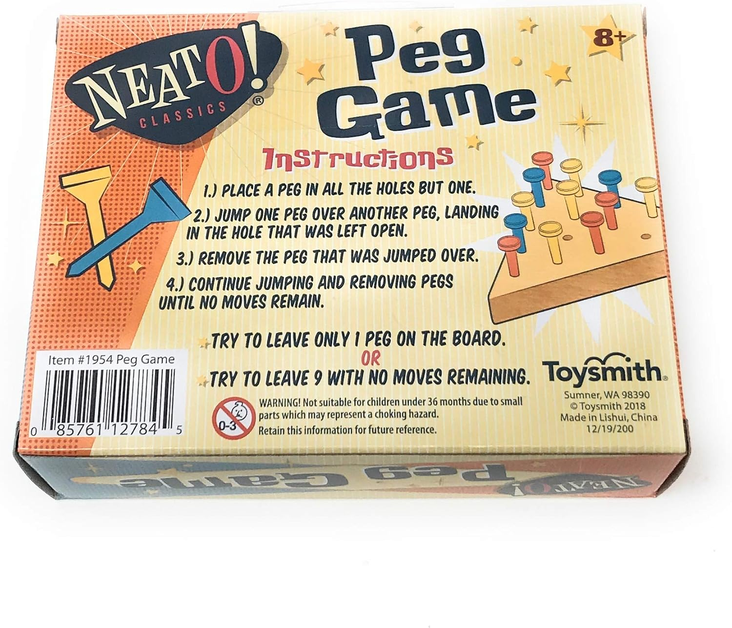 Peg Board Game by Alliance Entertainment